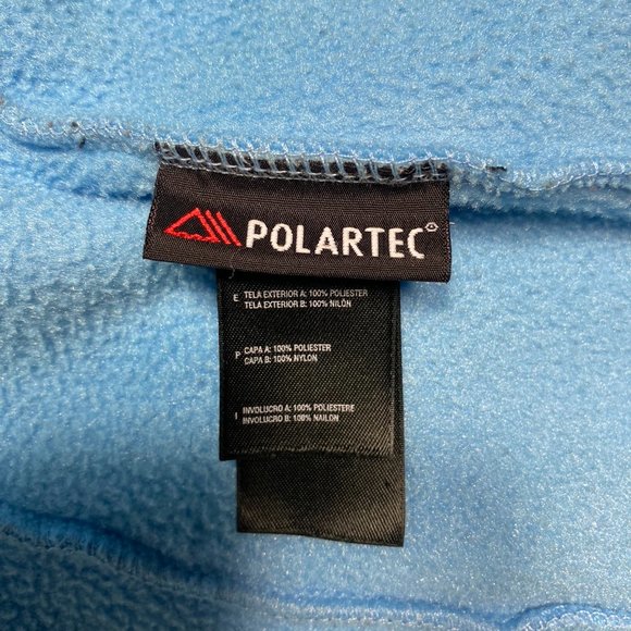 The Northface Youth Girls Jacket Denali Fleece Polartec Full Zip Blue Sz LG - Picture 10 of 15